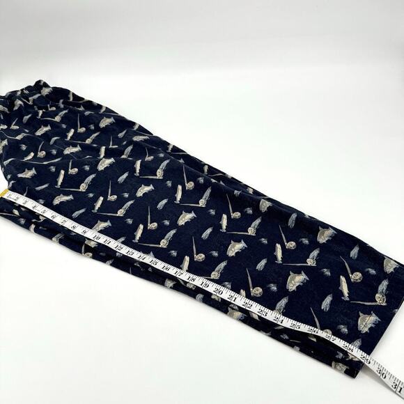 Columbia Vintage Y2K 2002 Pajama Bottom Outdoor Cotton Pants Mens Large Fishing - Picture 9 of 9